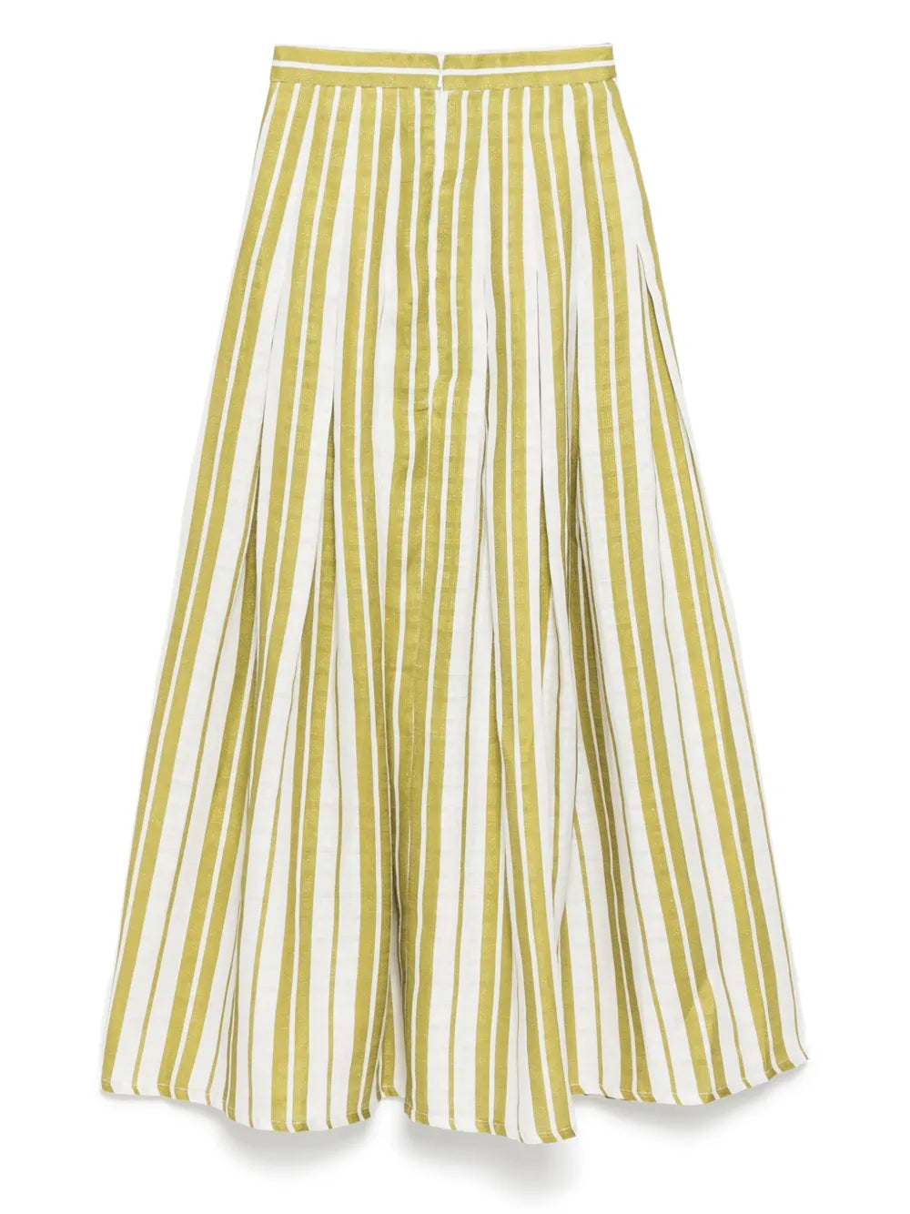 Bambah  striped pleated skirt