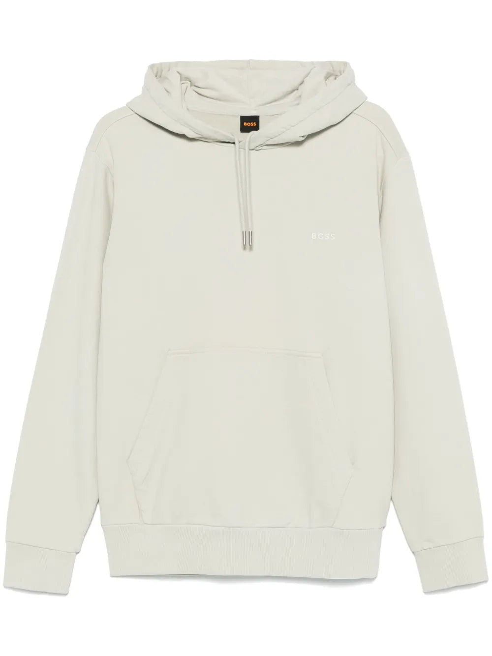 BOSS  logo-embroidered hoodie