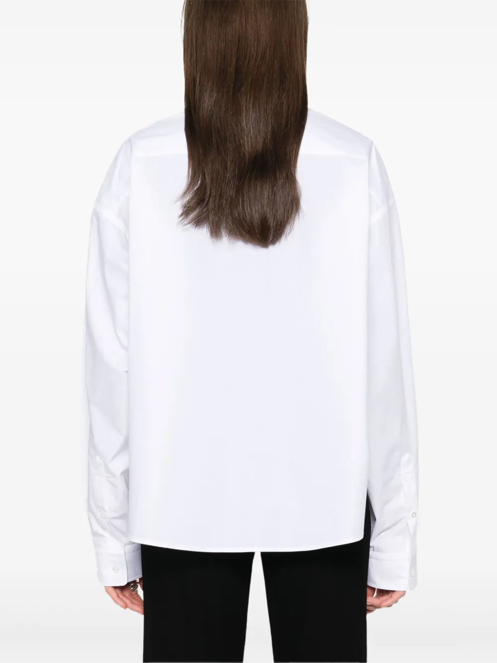 Balenciaga  logo-embroidered shirt