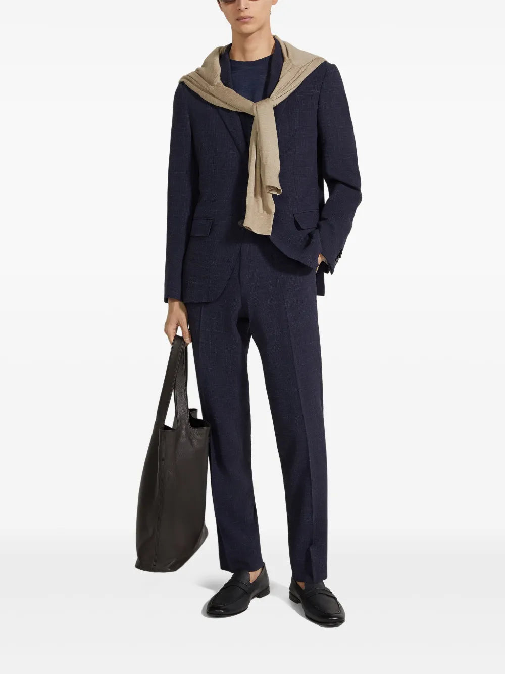 Zegna Trofeo seersucker trousers
