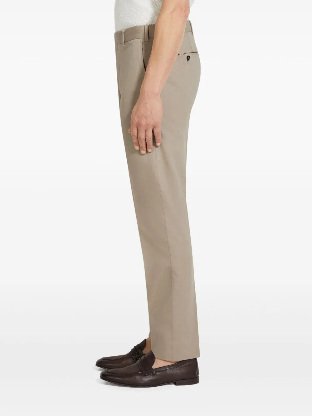 Zegna  Summer cotton-linen chino trousers