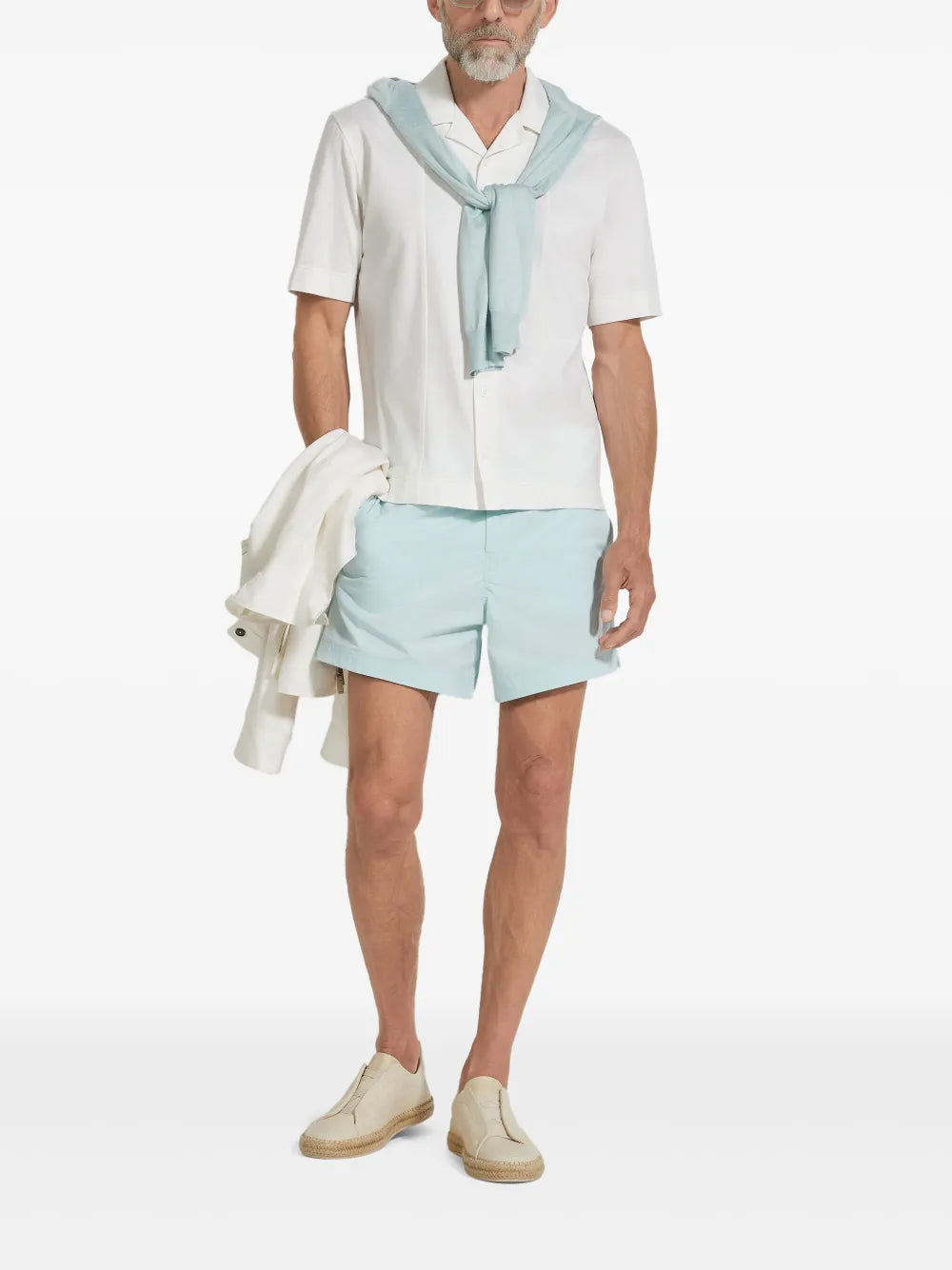 Zegna  camp-collar shirt