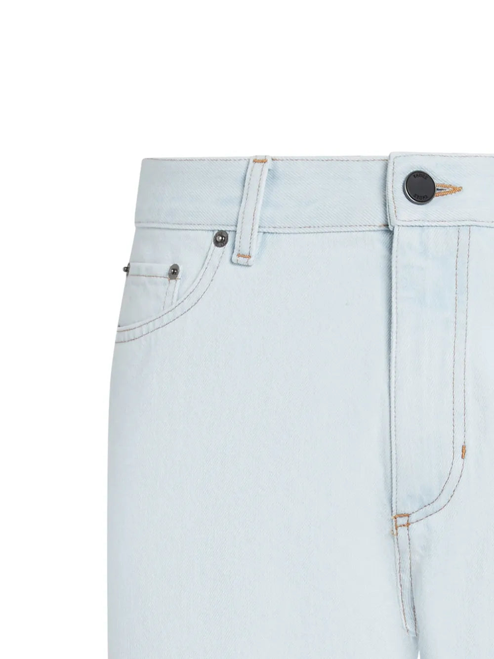 Zegna Roccia bleached cotton jeans