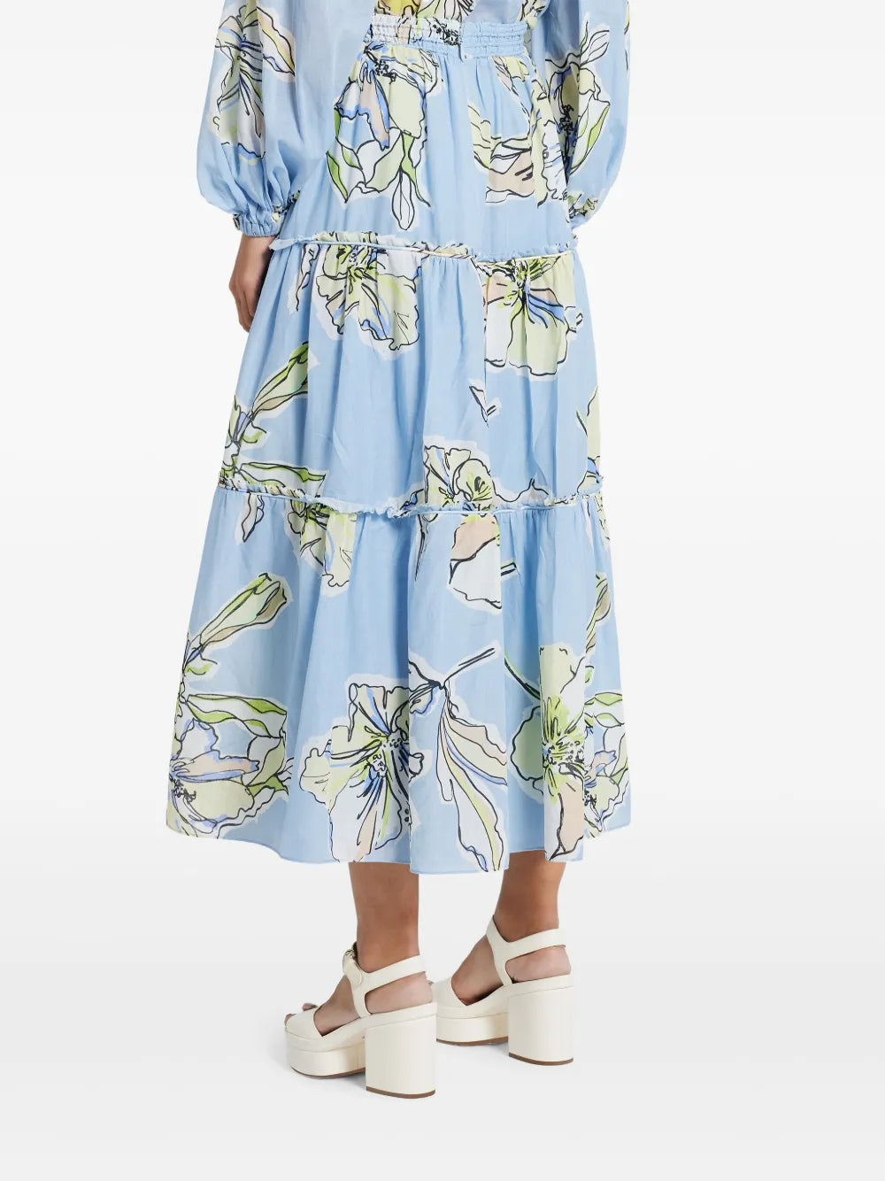 Aje  Romantica midi skirt