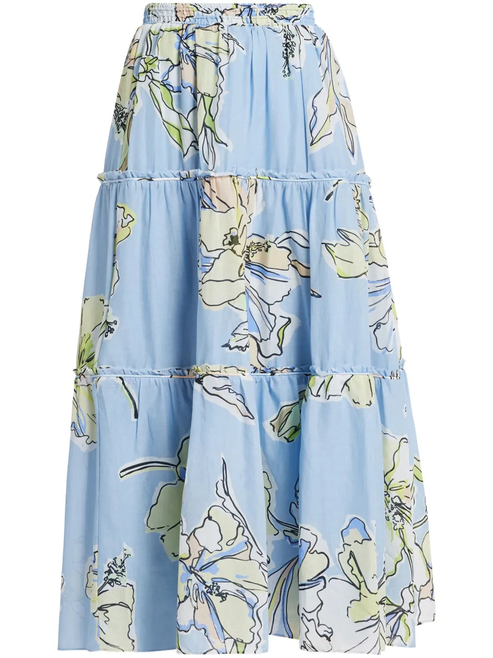 Aje  Romantica midi skirt