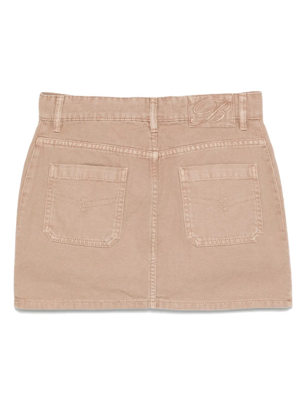 Blumarine  canvas mini skirt