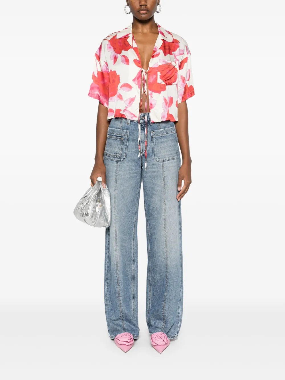 Blumarine floral-print shirt