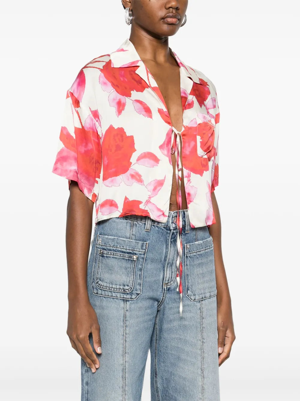 Blumarine floral-print shirt