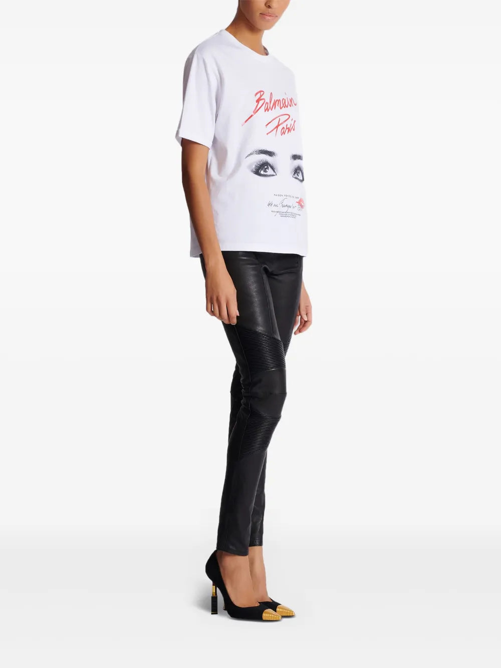 Balmain Eyes-print T-shirt