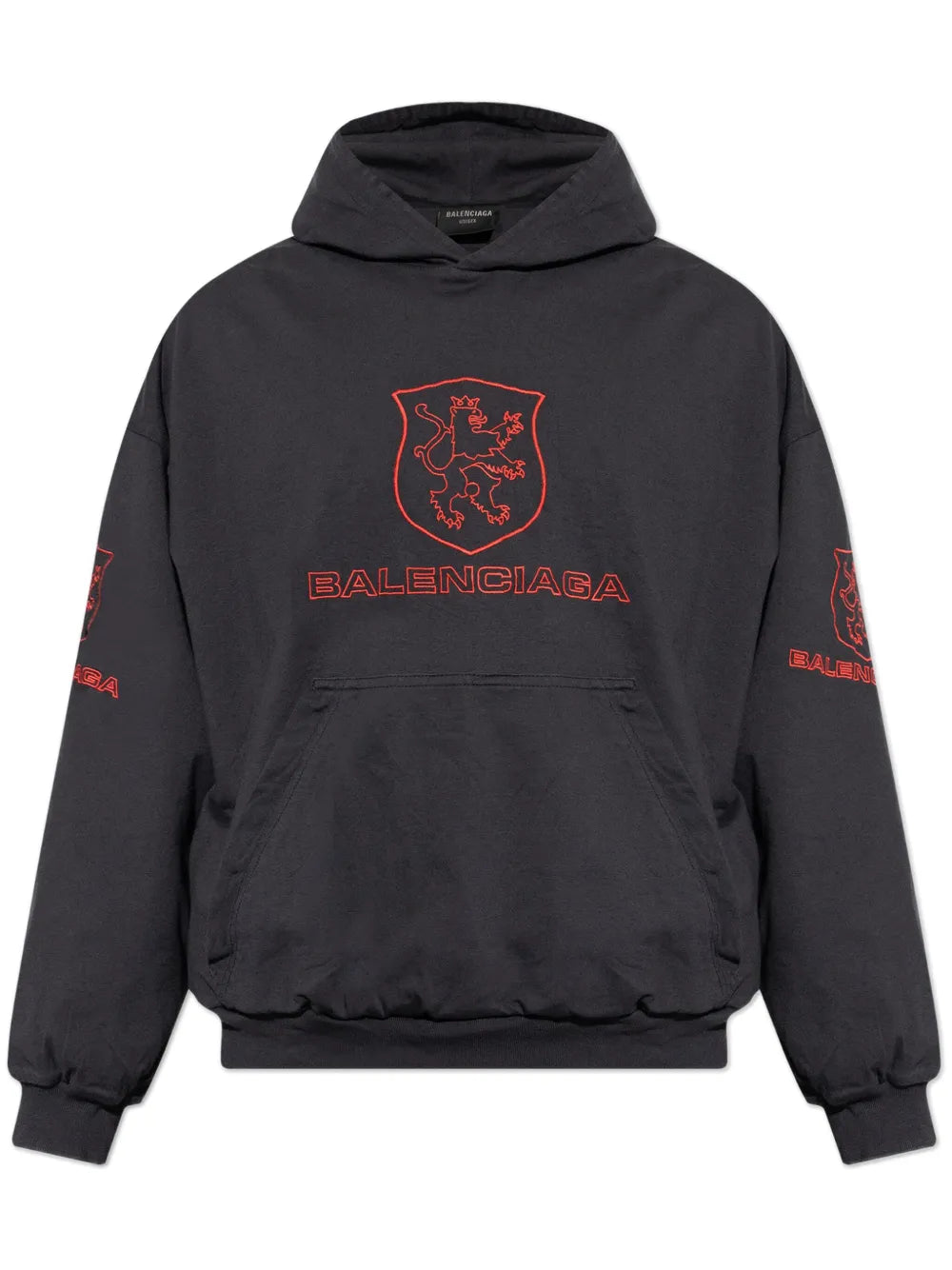 Balenciaga  logo-embroidered hoodie