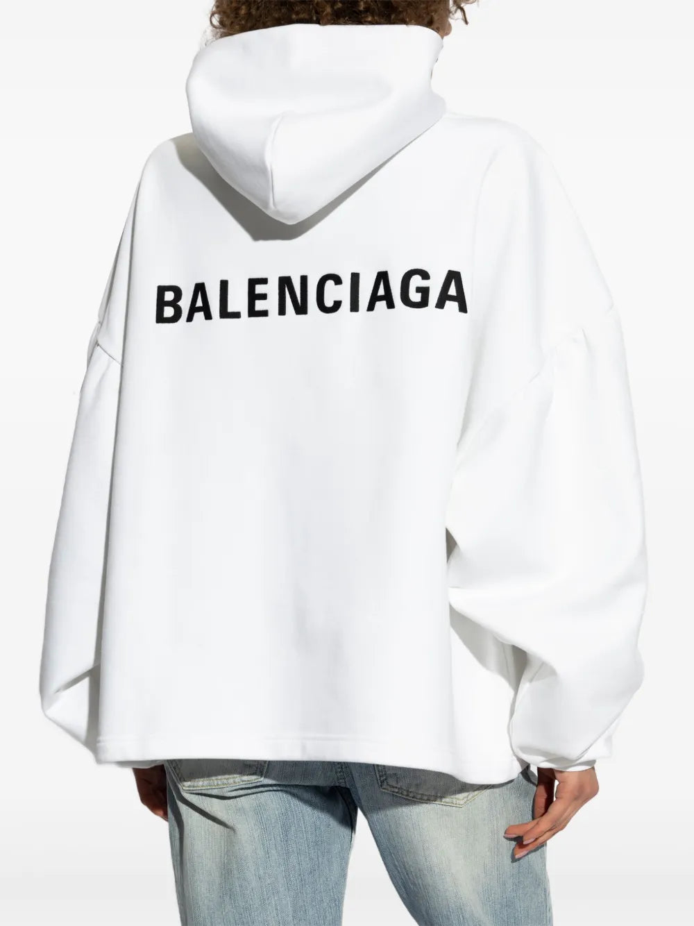 Balenciaga  logo-embroidered hoodie