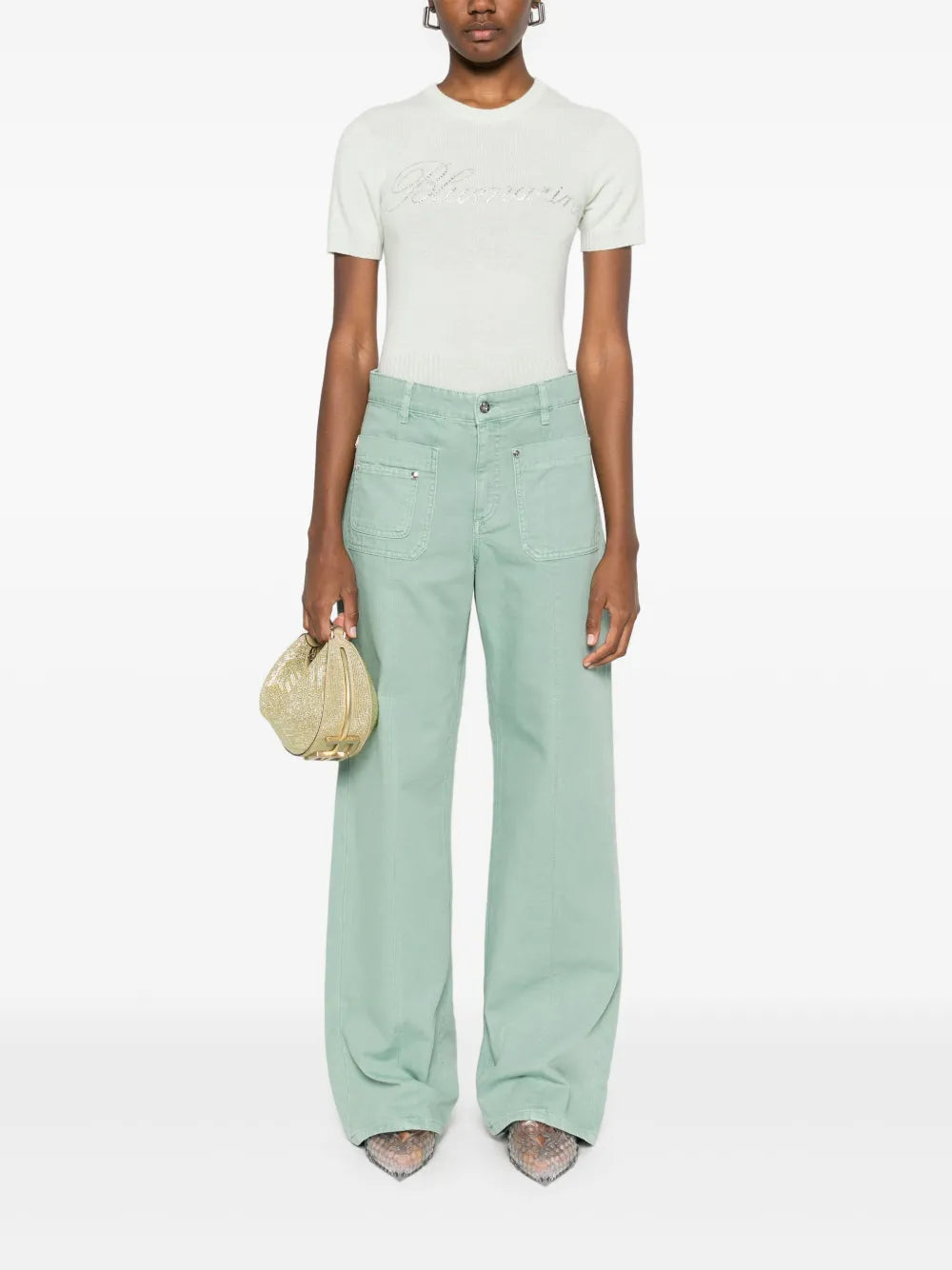 Blumarine  canvas jeans