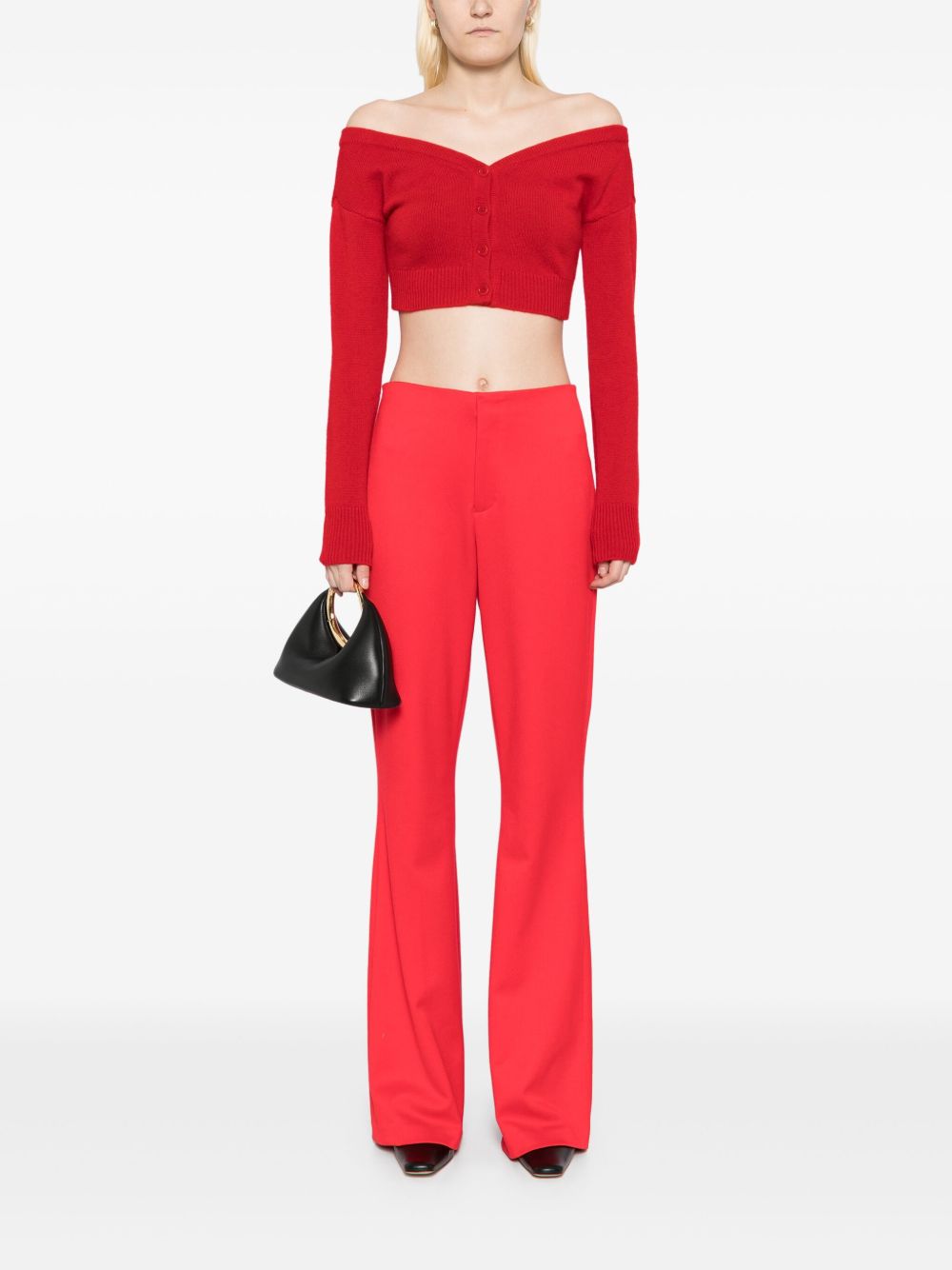 alice + olivia Tr Yuki Cropped trouser