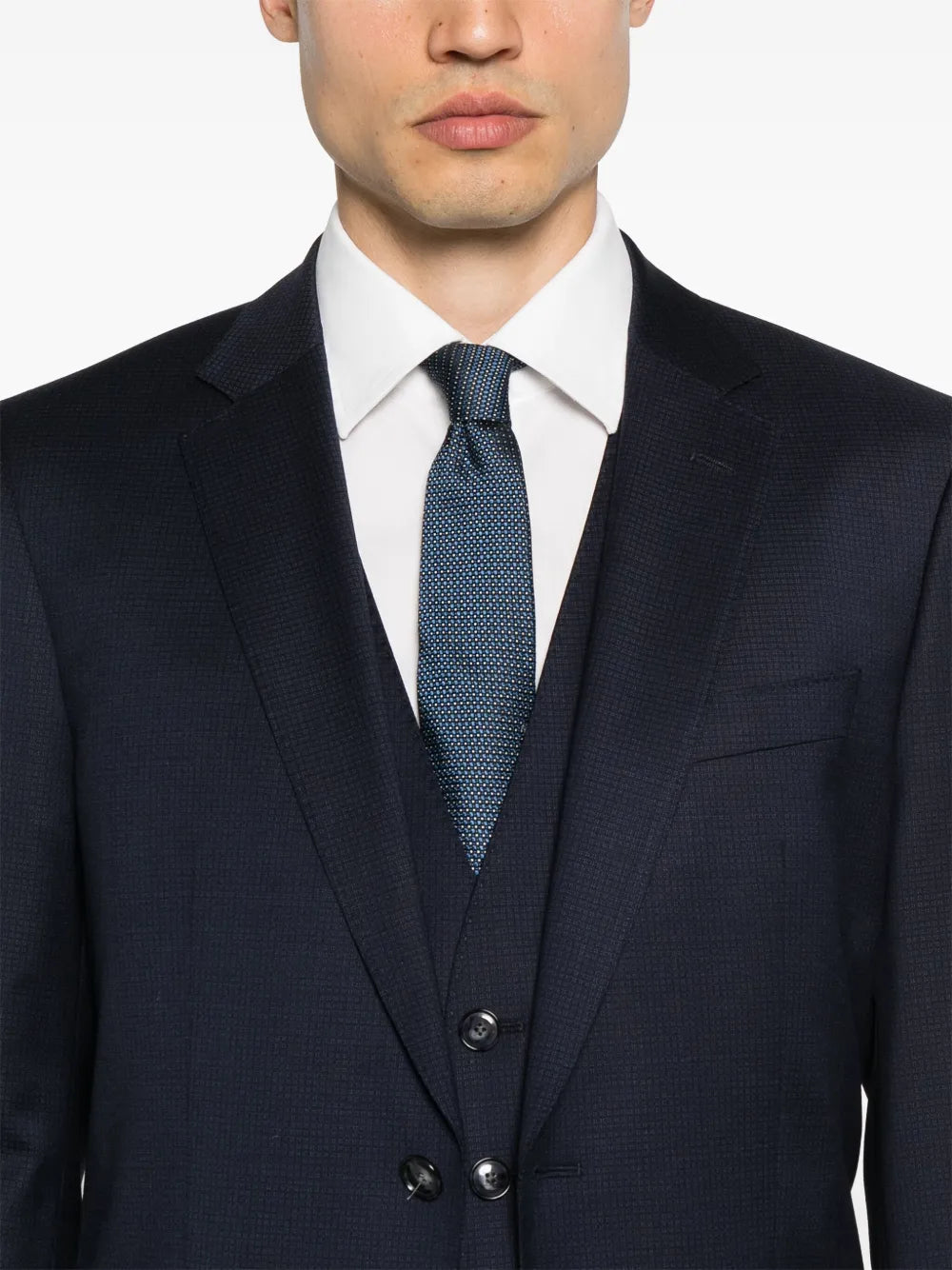 BOSS  patterned three-piece suit