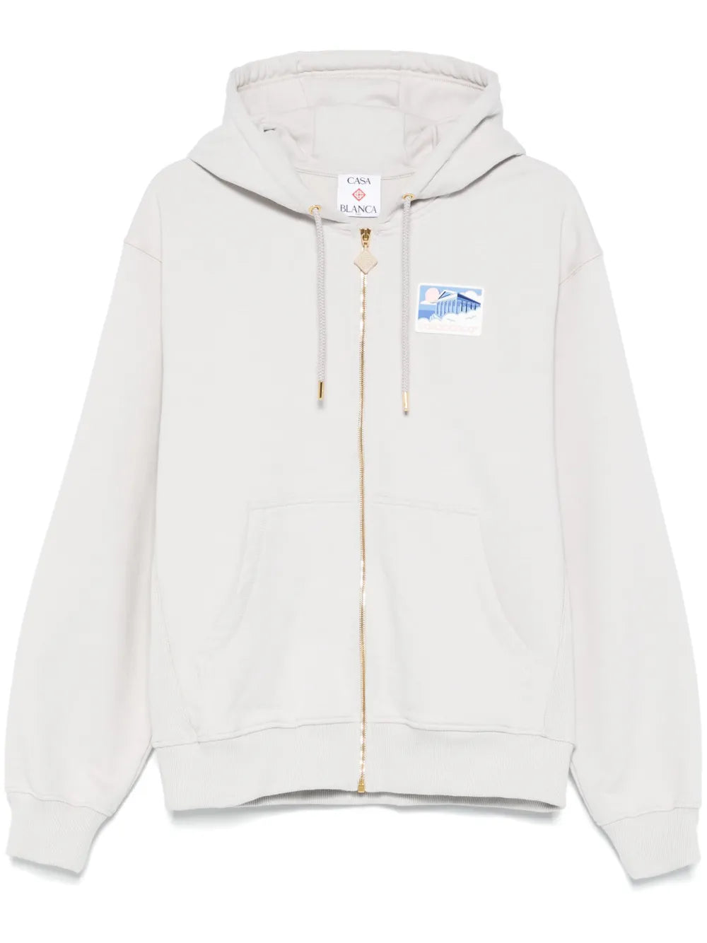 Casablanca  logo-patch hoodie