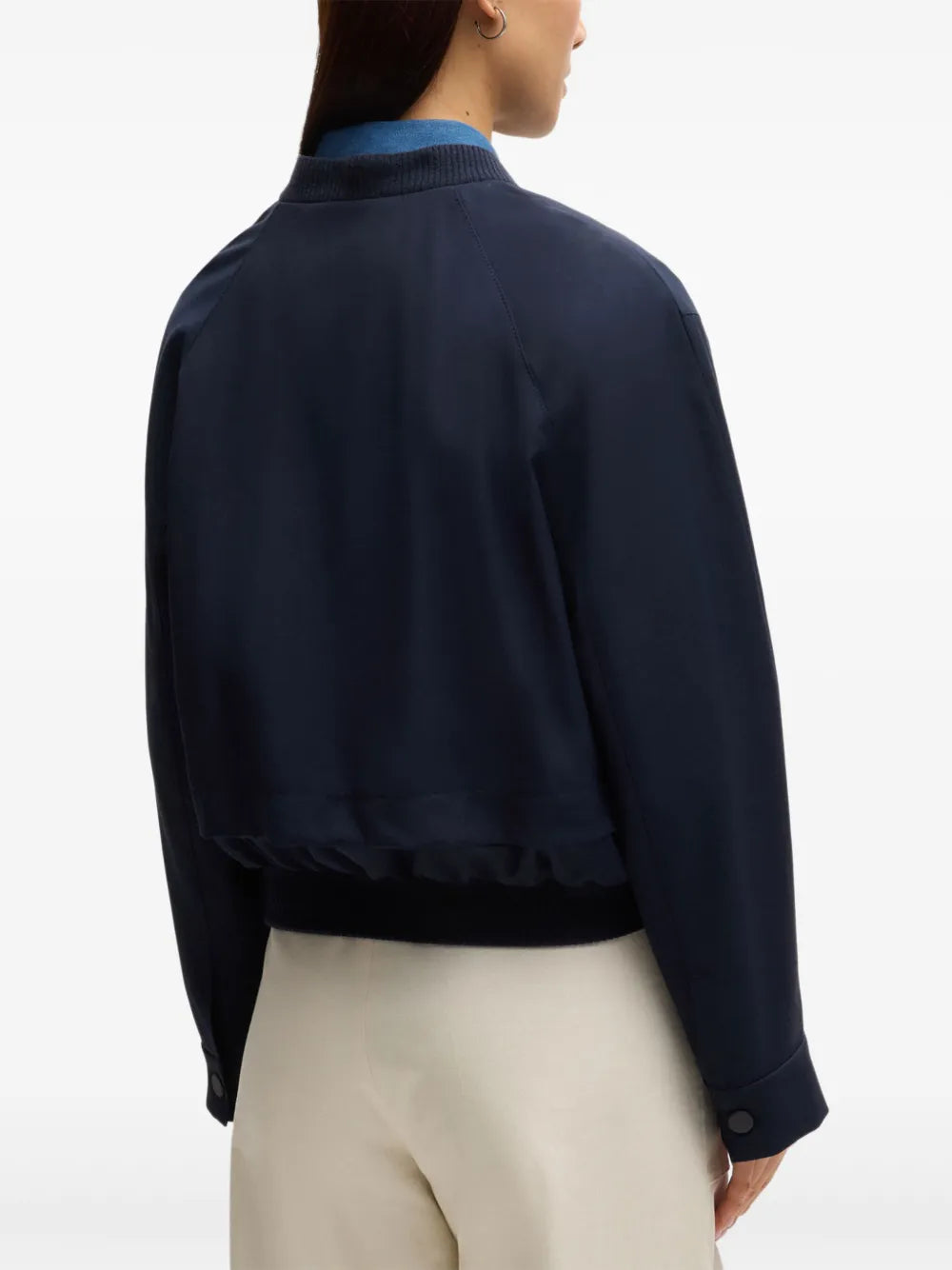 BOSS  layered-effect jacket