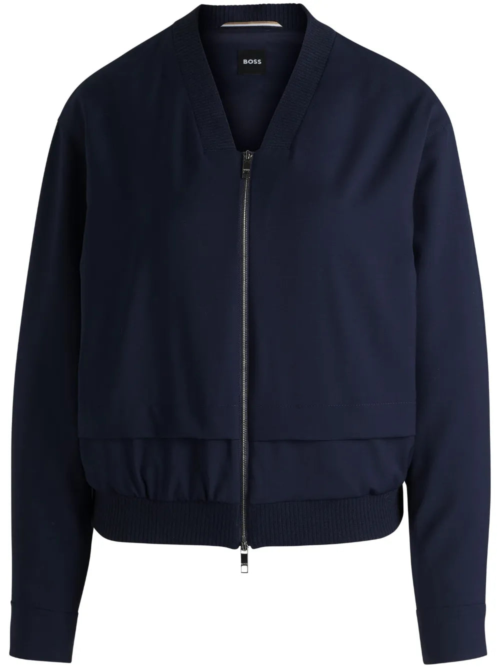 BOSS  layered-effect jacket