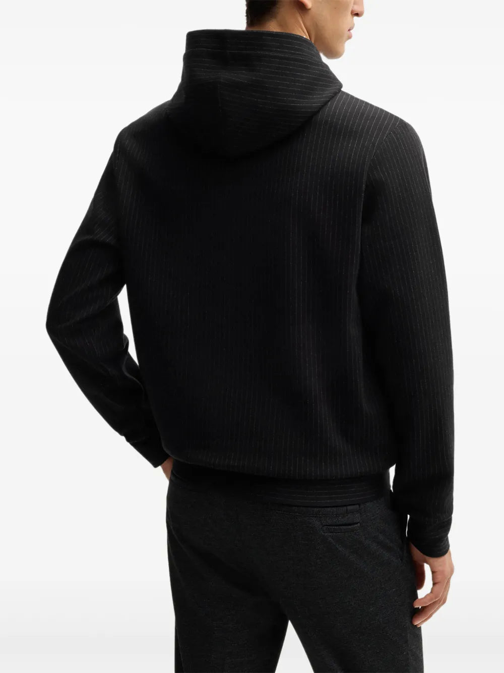 BOSS  pinstriped hoodie