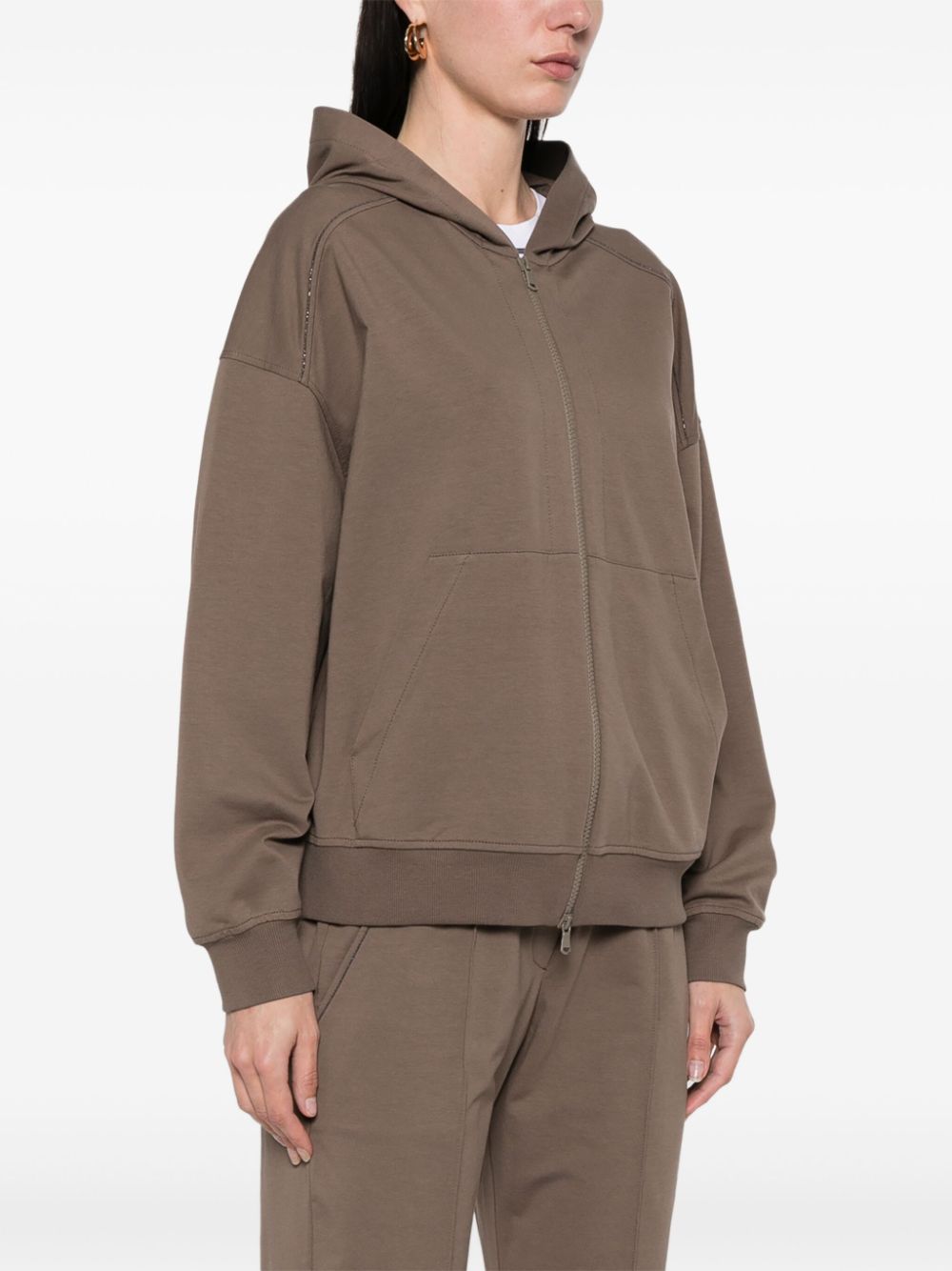 Brunello Cucinelli  Monili-detail hoodie