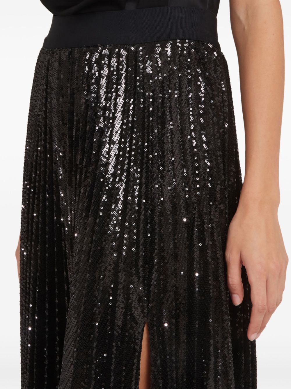 alice + olivia sequinned maxi skirt - Image 4