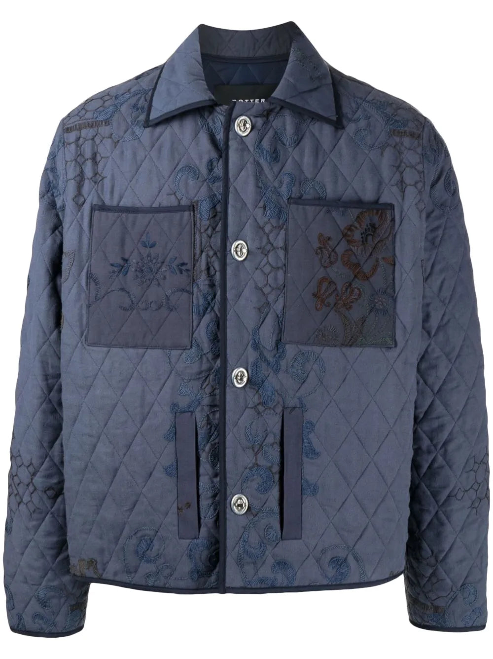 Botter  floral-embroidered jacket