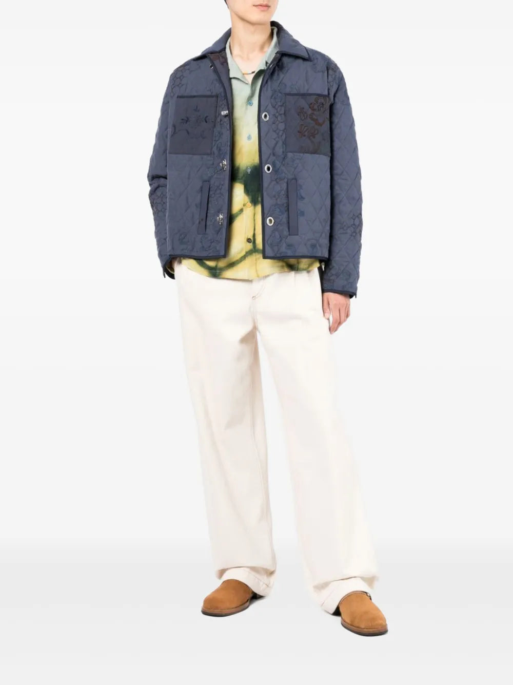 Botter  floral-embroidered jacket