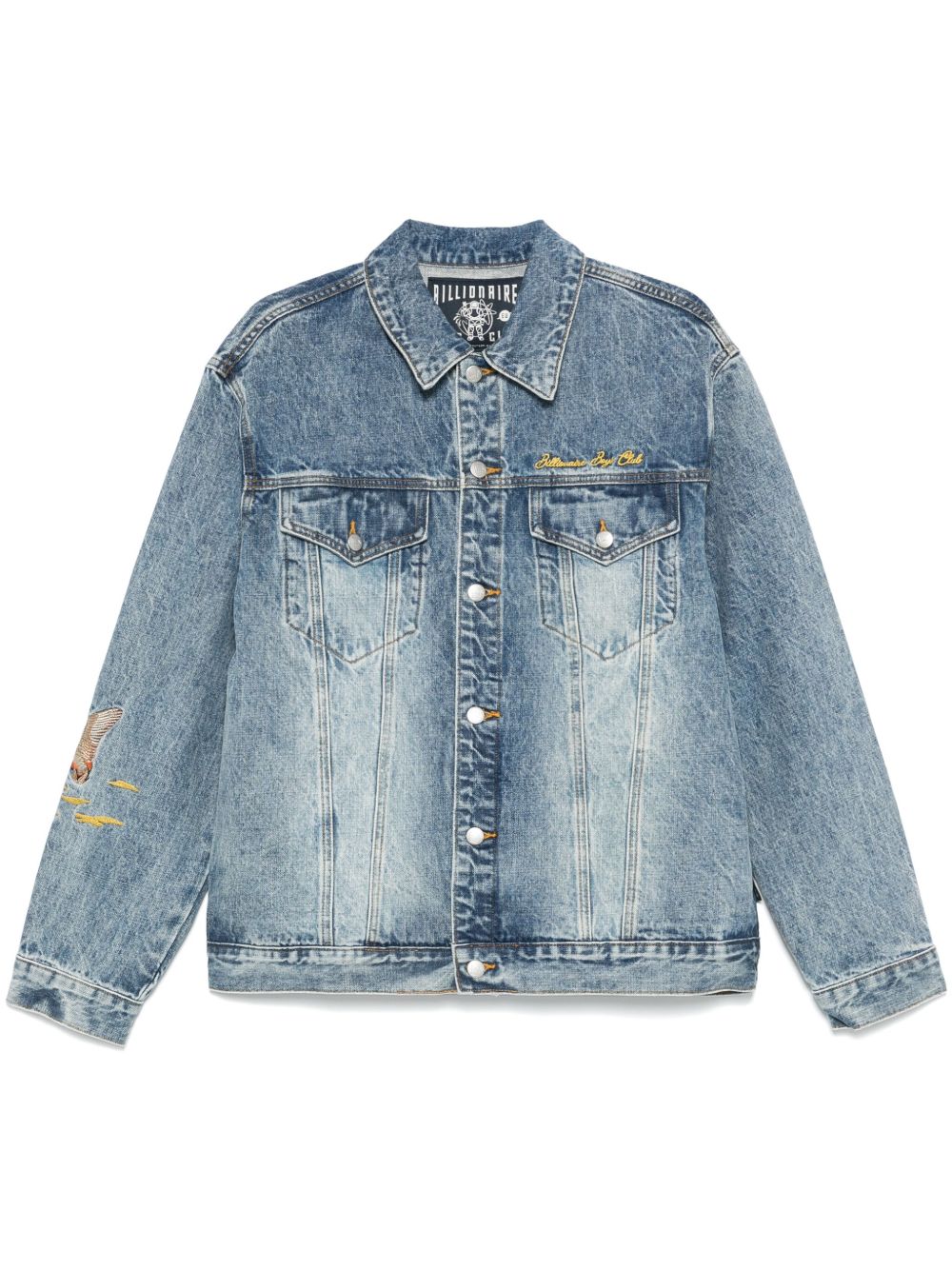 Billionaire Boys Club  duck-embroidered denim jacket