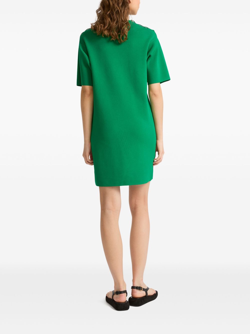 Yves Salomon  knitted T-shirt dress