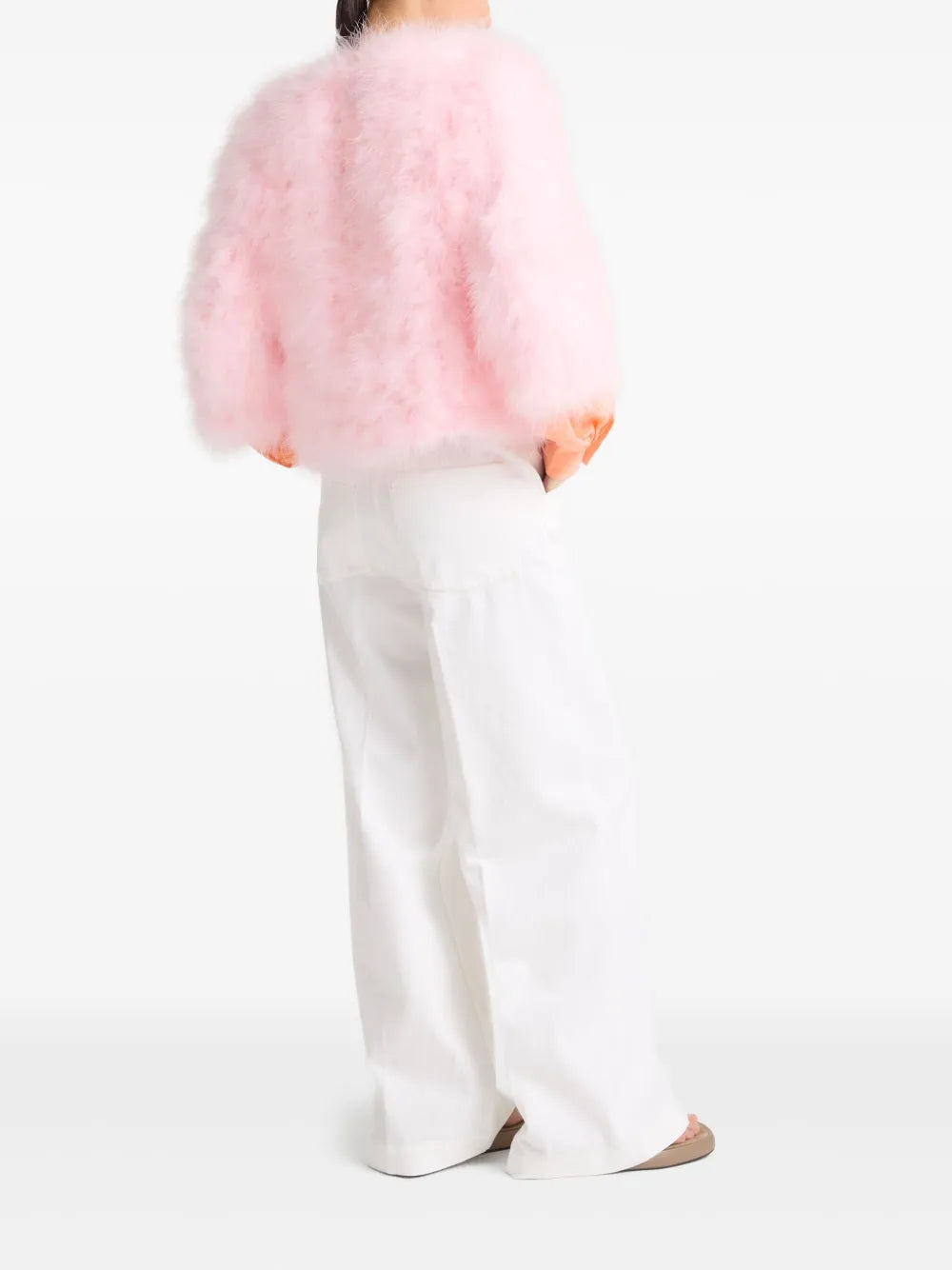 Yves Salomon  feather jacket
