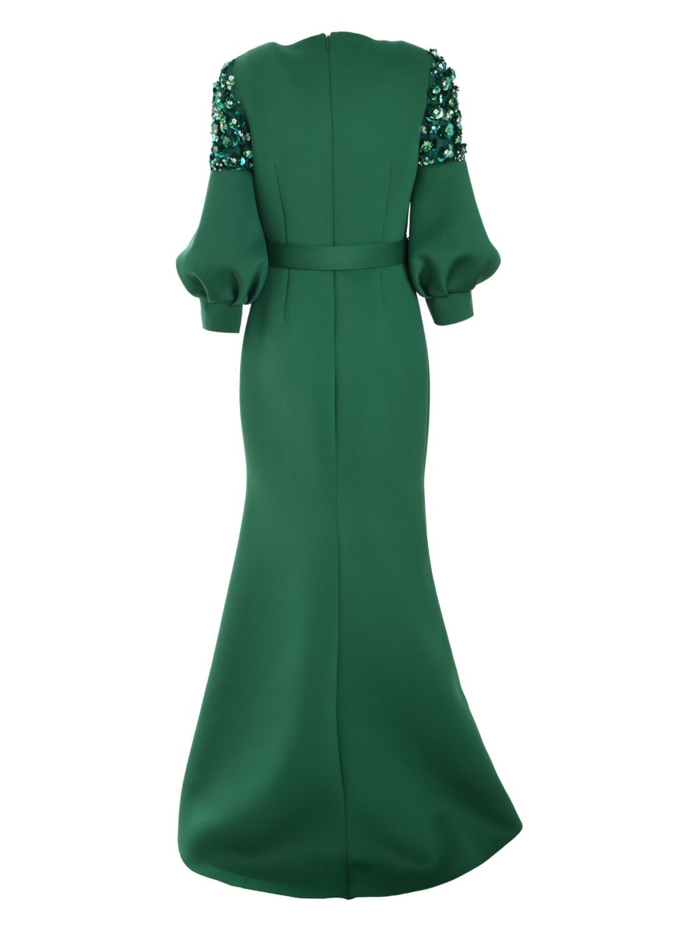 Badgley Mischka  bead-embellished gown
