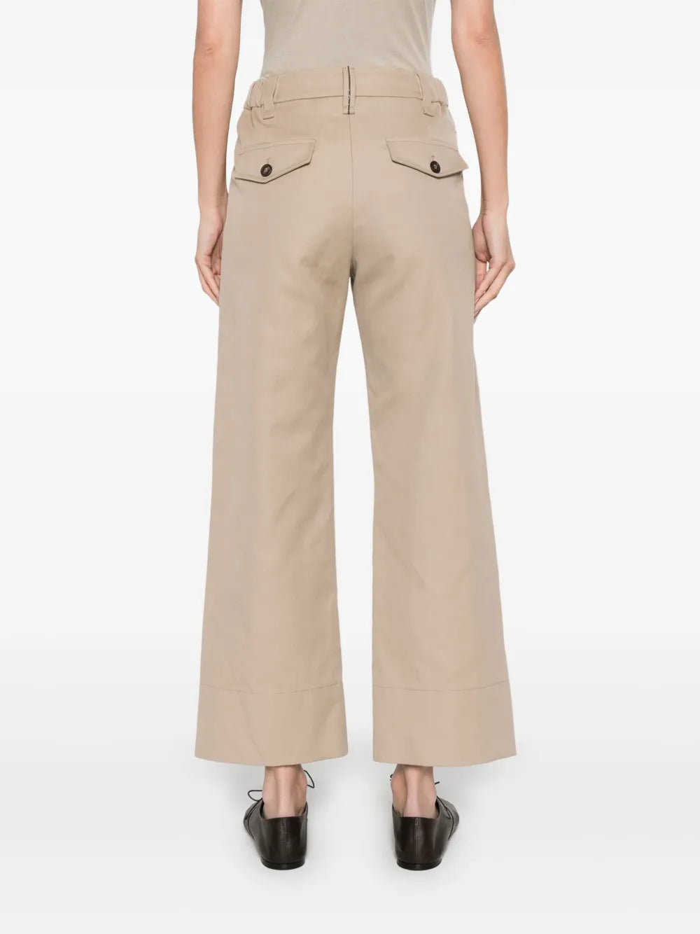 Brunello Cucinelli twill-weave trousers