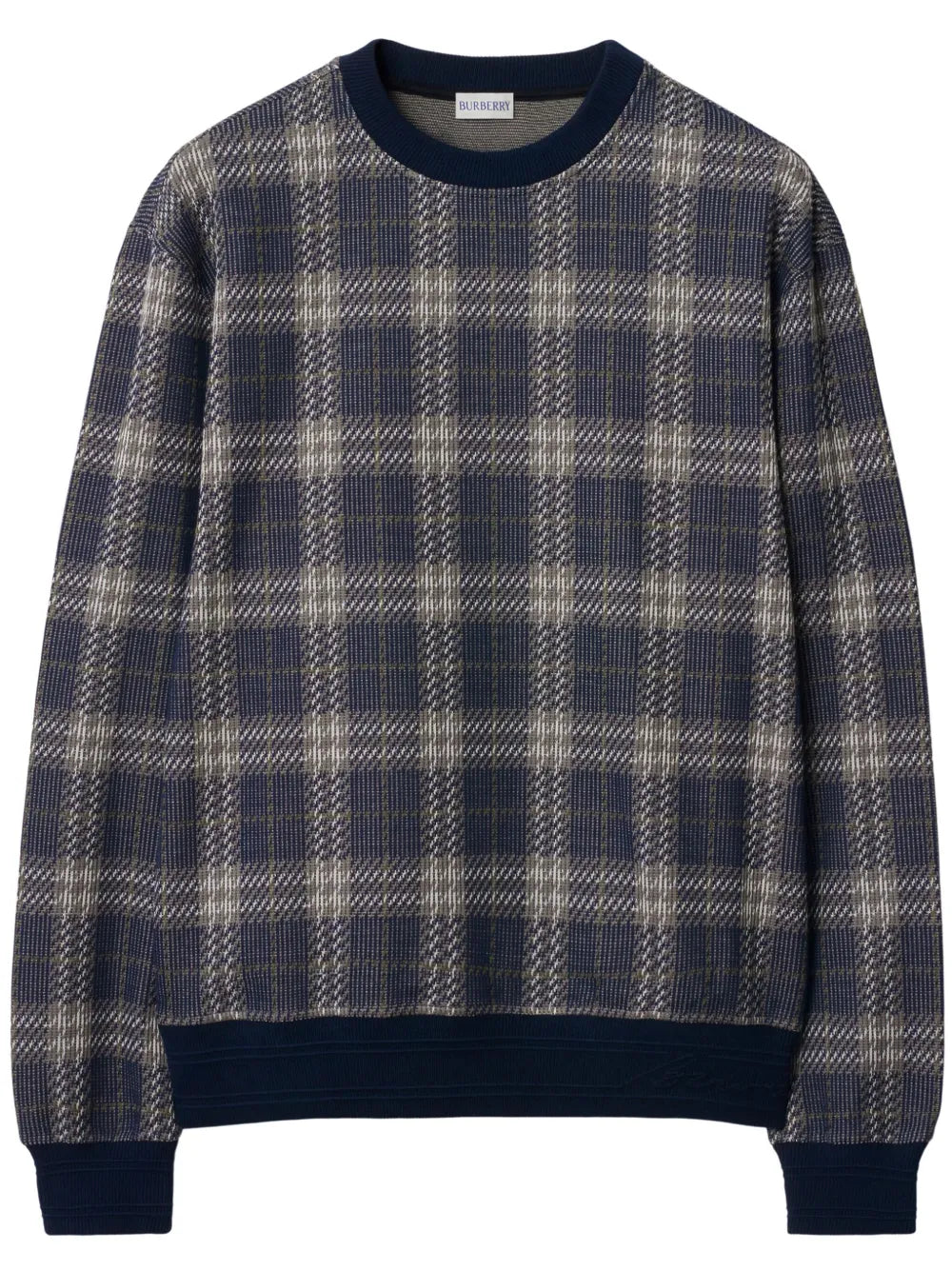 Burberry  checked sweater