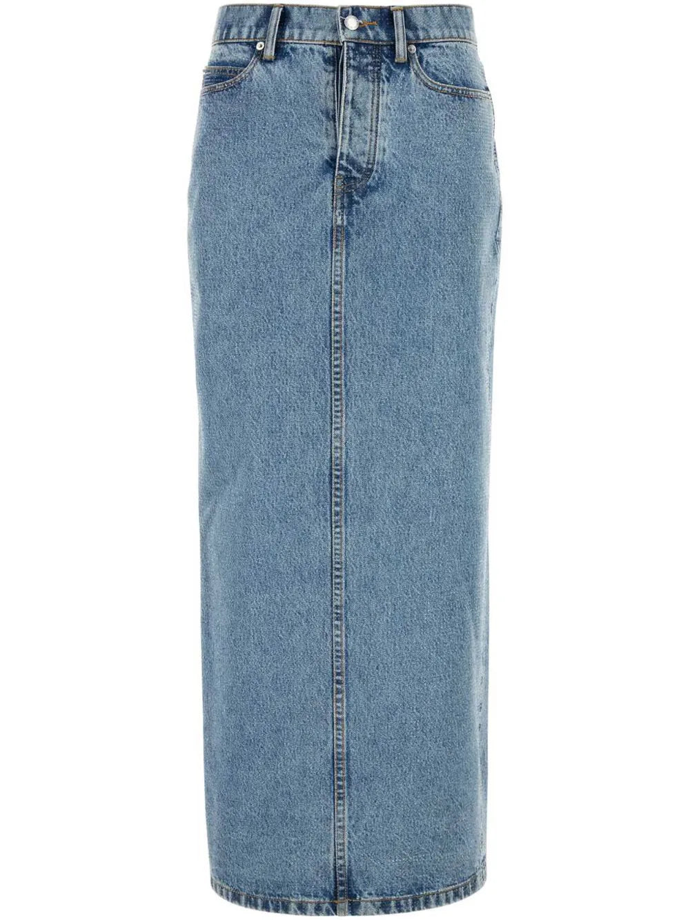 Alexander Wang  embellished denim skirt