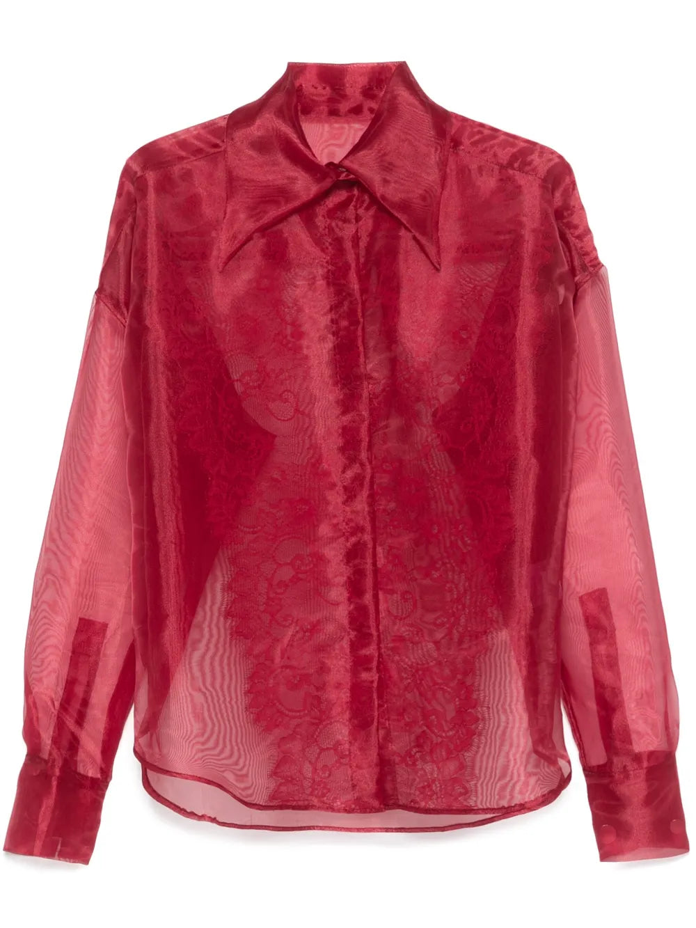 Atu Body Couture  x Rue Ra lace-detailed shirt