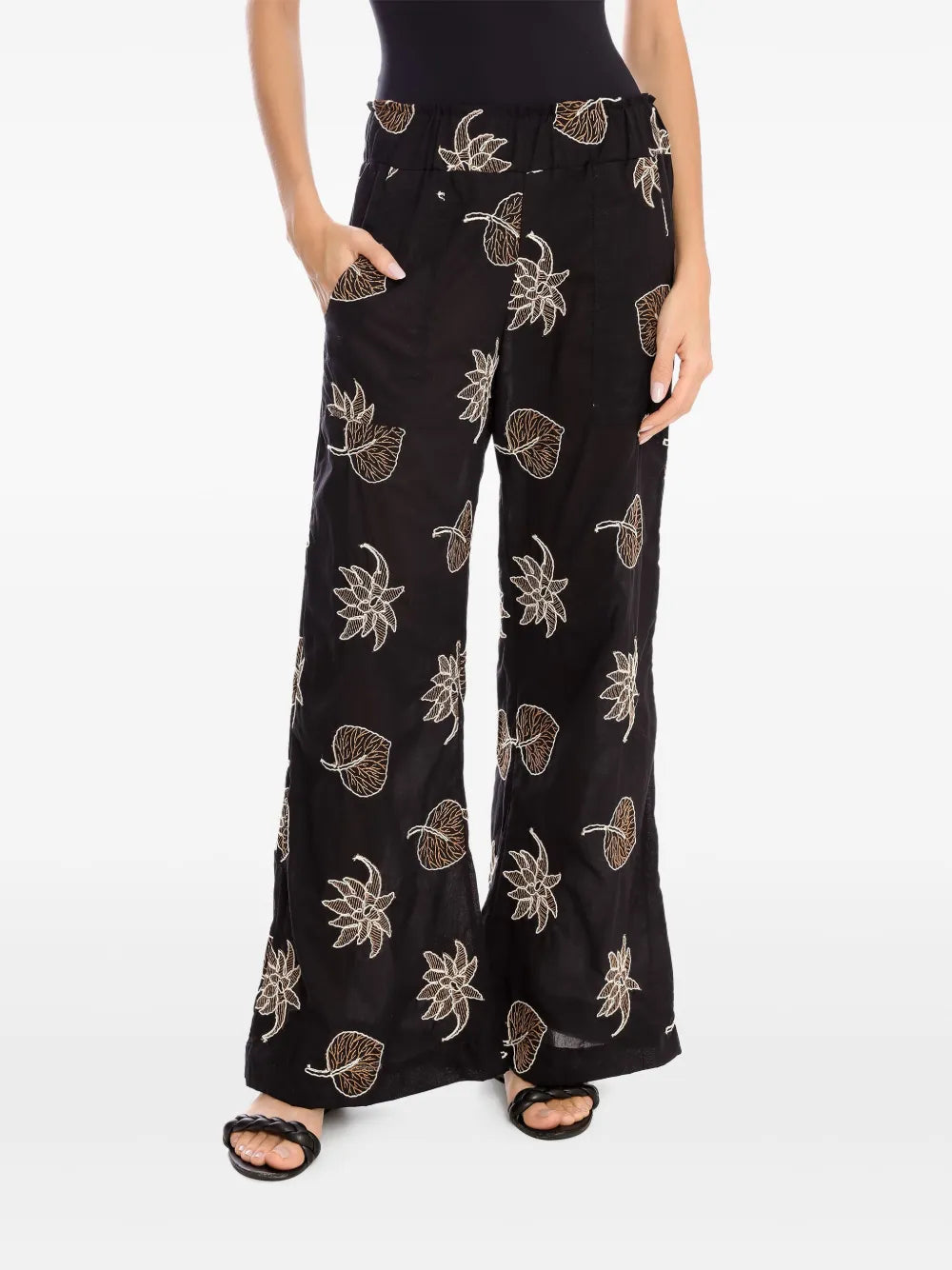 Brigitte  floral-print trousers