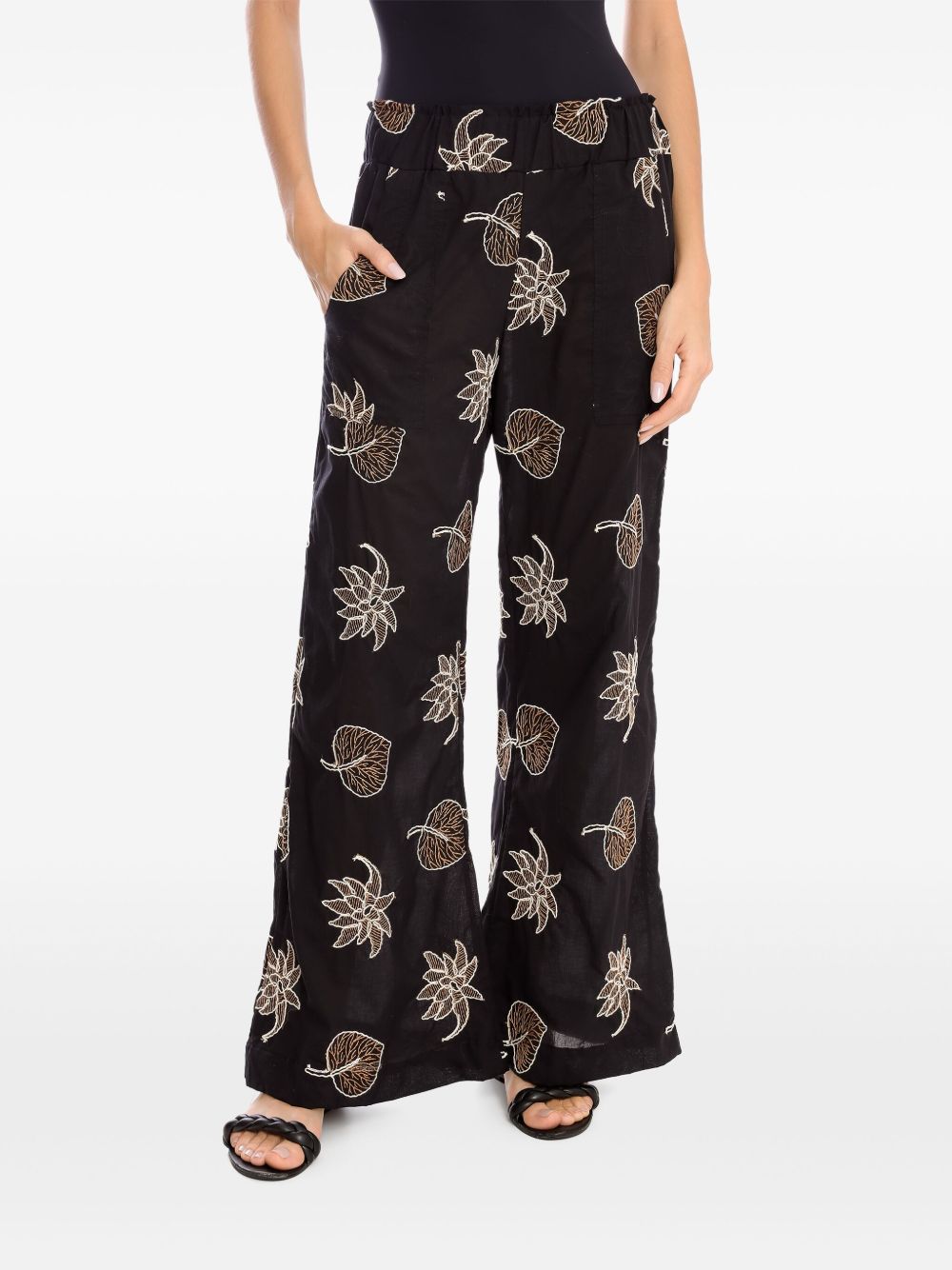 Brigitte  floral-print trousers