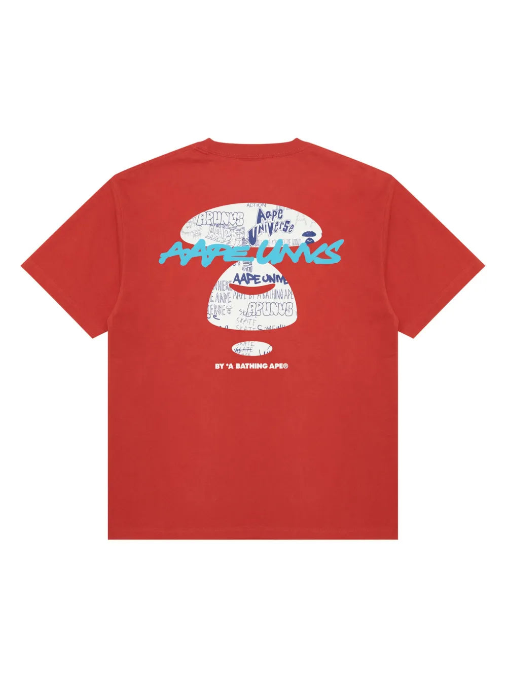 AAPE BY *A BATHING APE®  logo-print cotton t-shirt