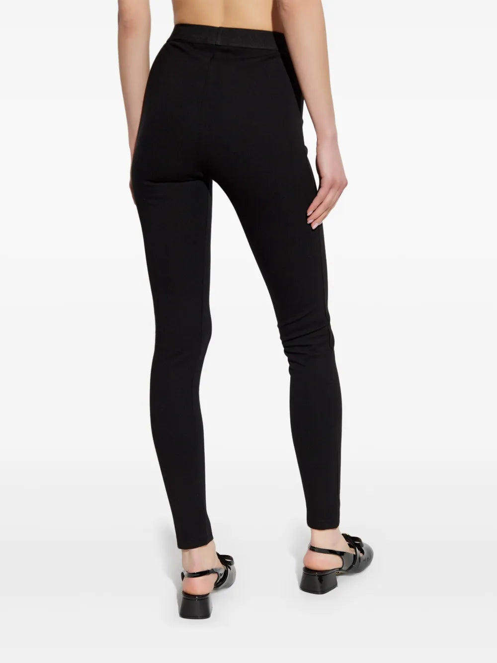 Versace  elasticated-waist leggings