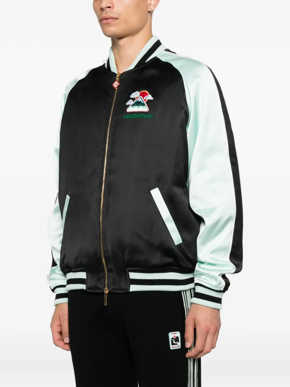 Casablanca  embroidered-logo bomber jacket