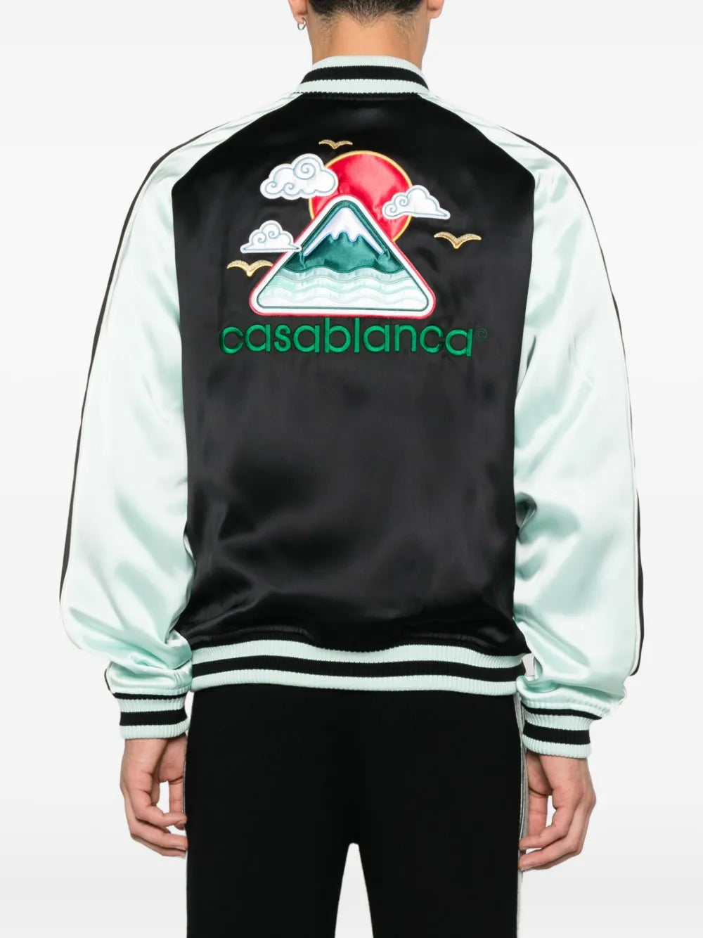 Casablanca  embroidered-logo bomber jacket