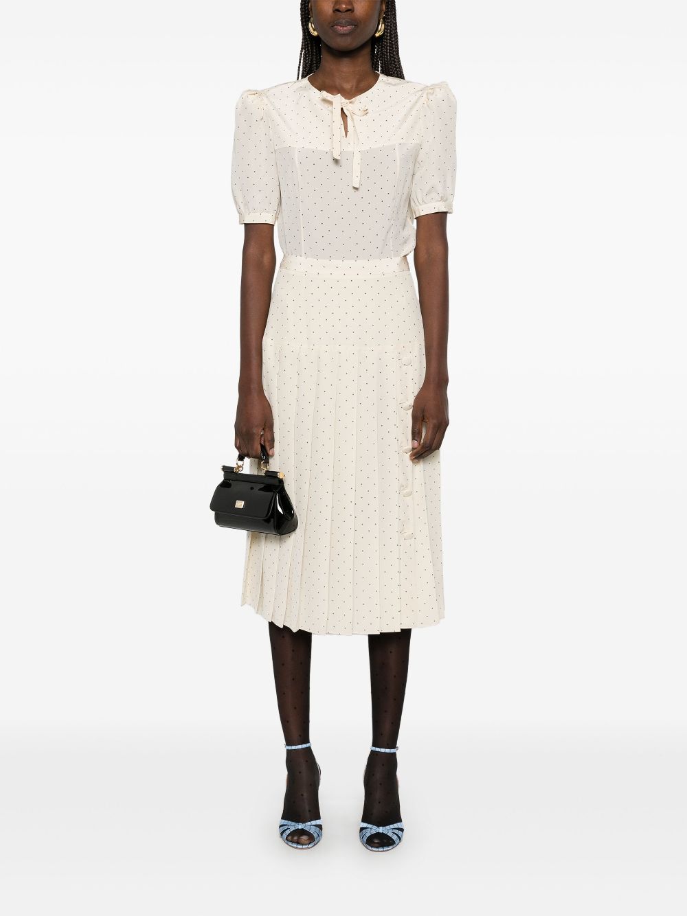 Alessandra Rich  polka-dot print blouse