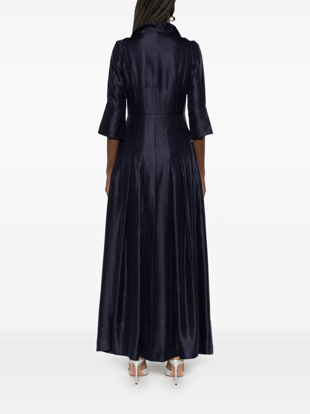Baruni  metallic-effect maxi dress