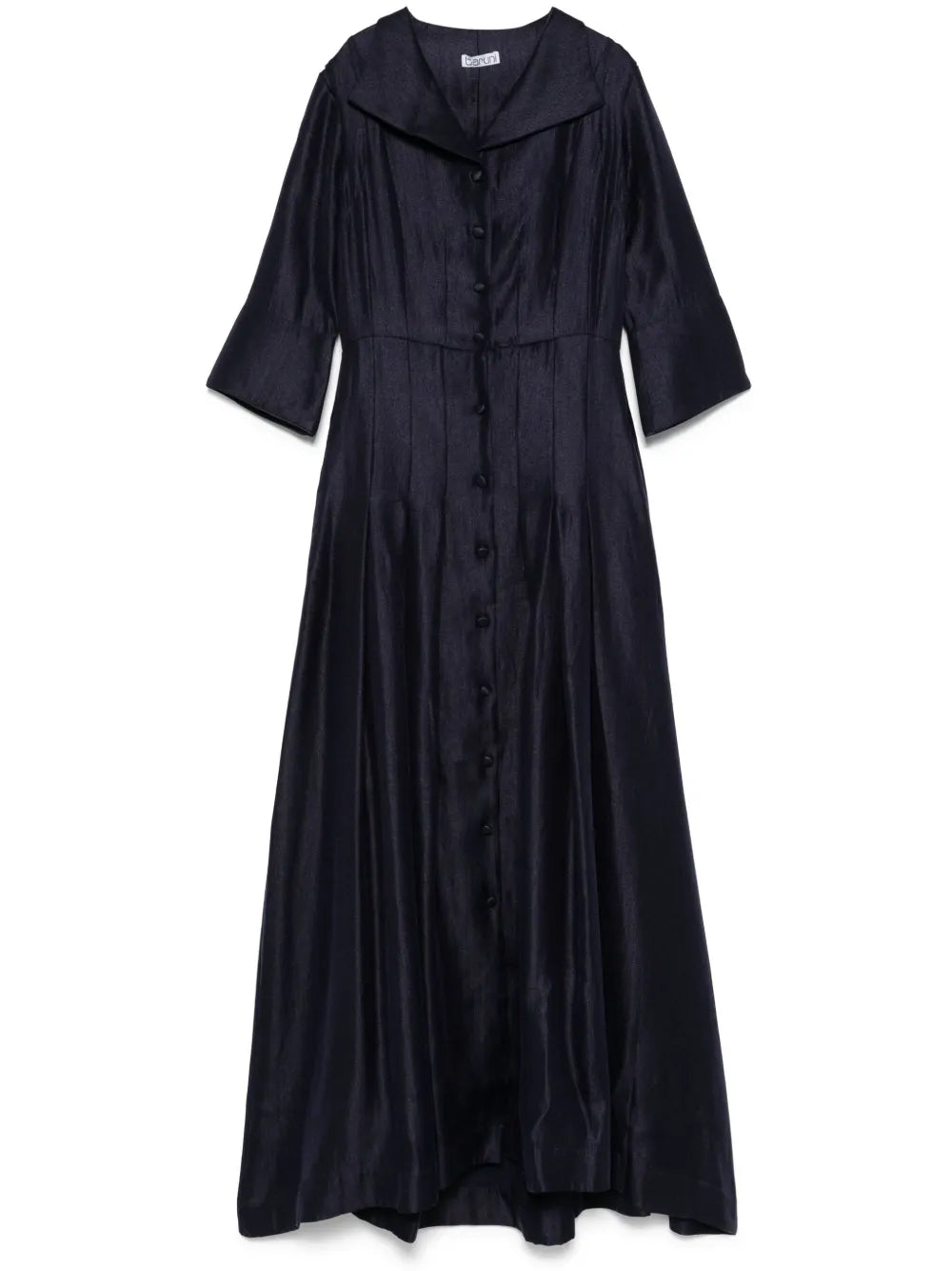 Baruni  metallic-effect maxi dress