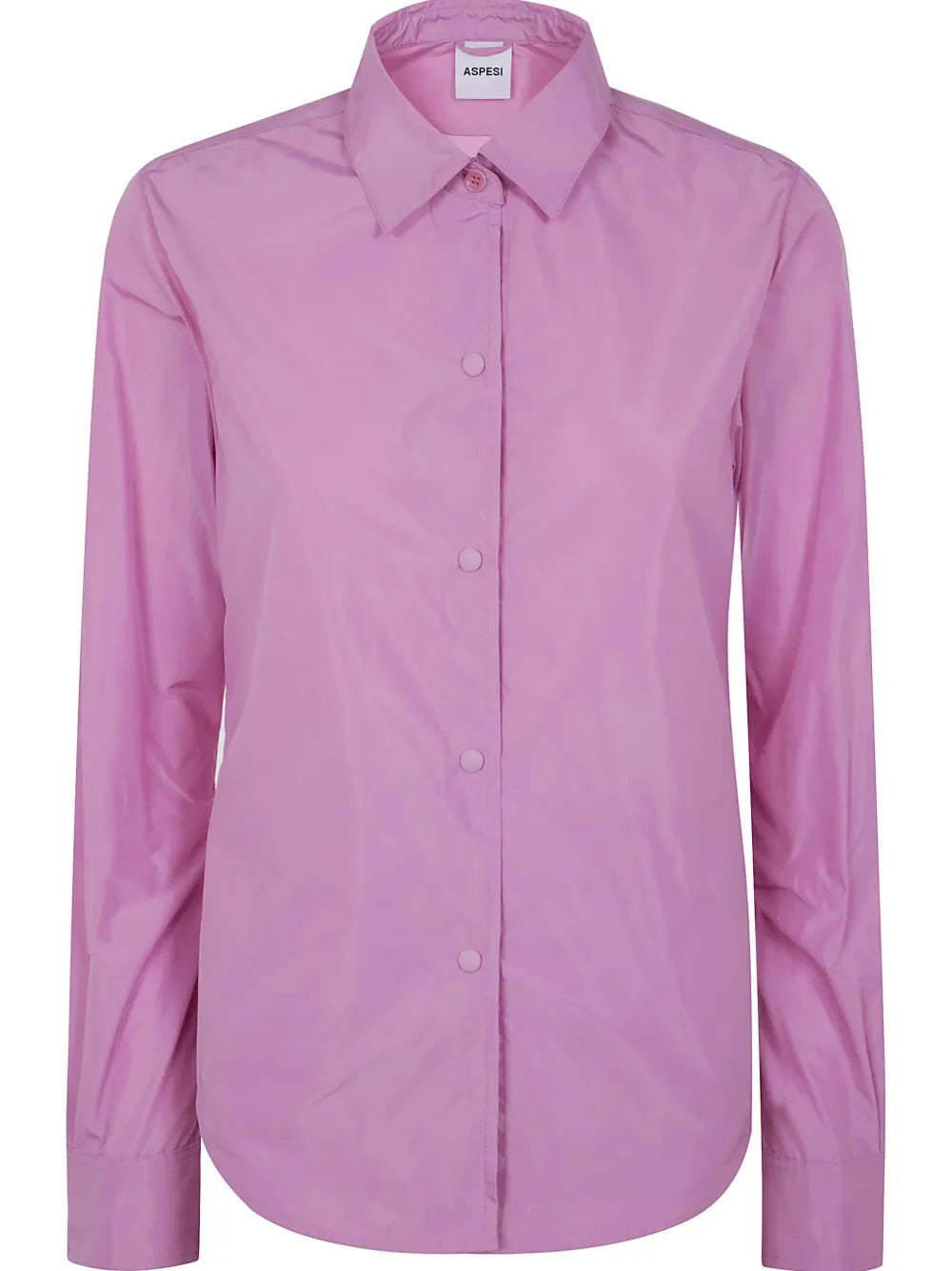 ASPESI  curved-hem button-up shirt