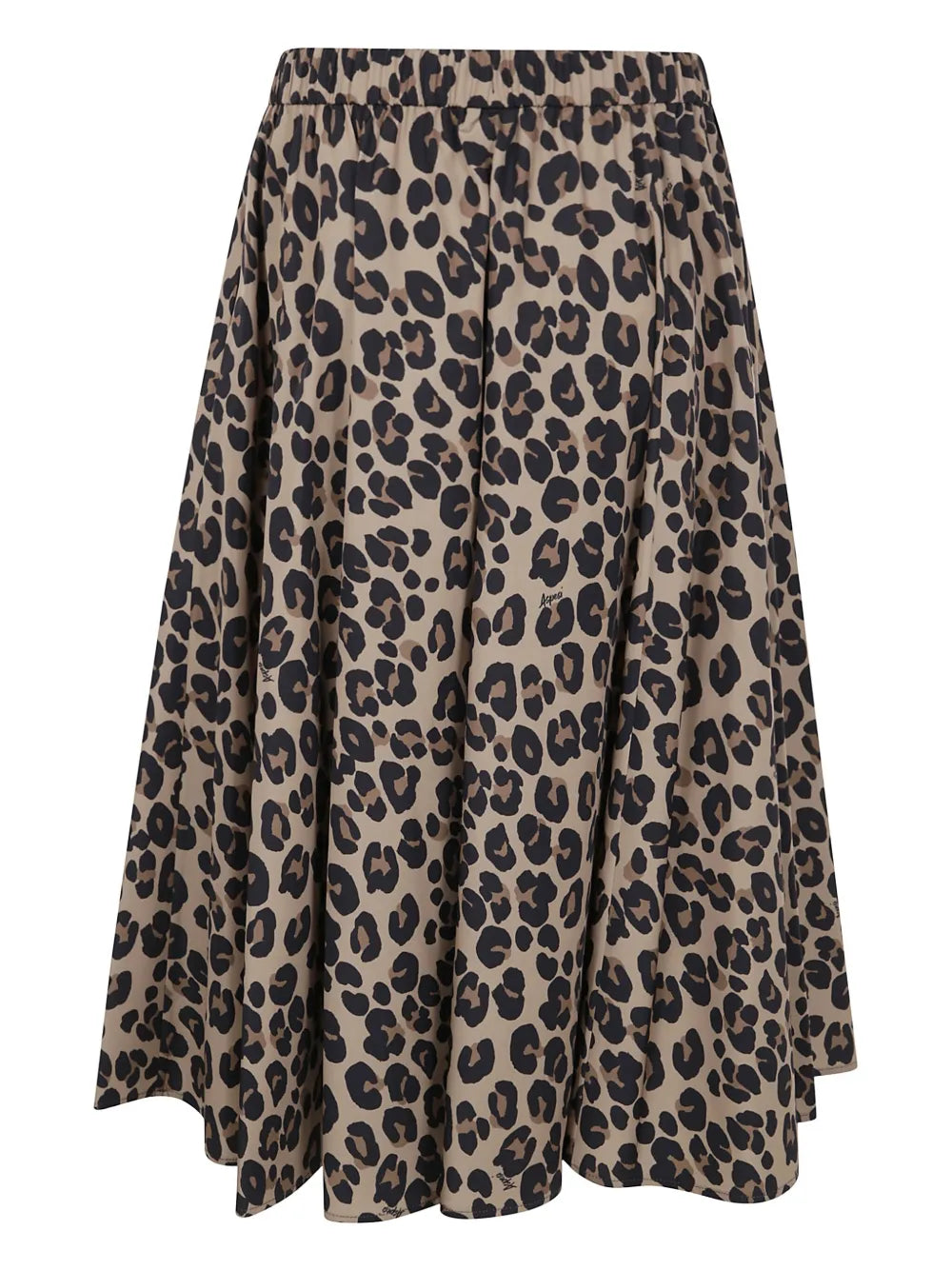 ASPESI  leopard-print pleated skirt