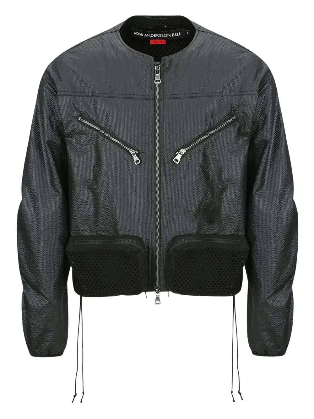 Andersson Bell  Convex collarless bomber jacket