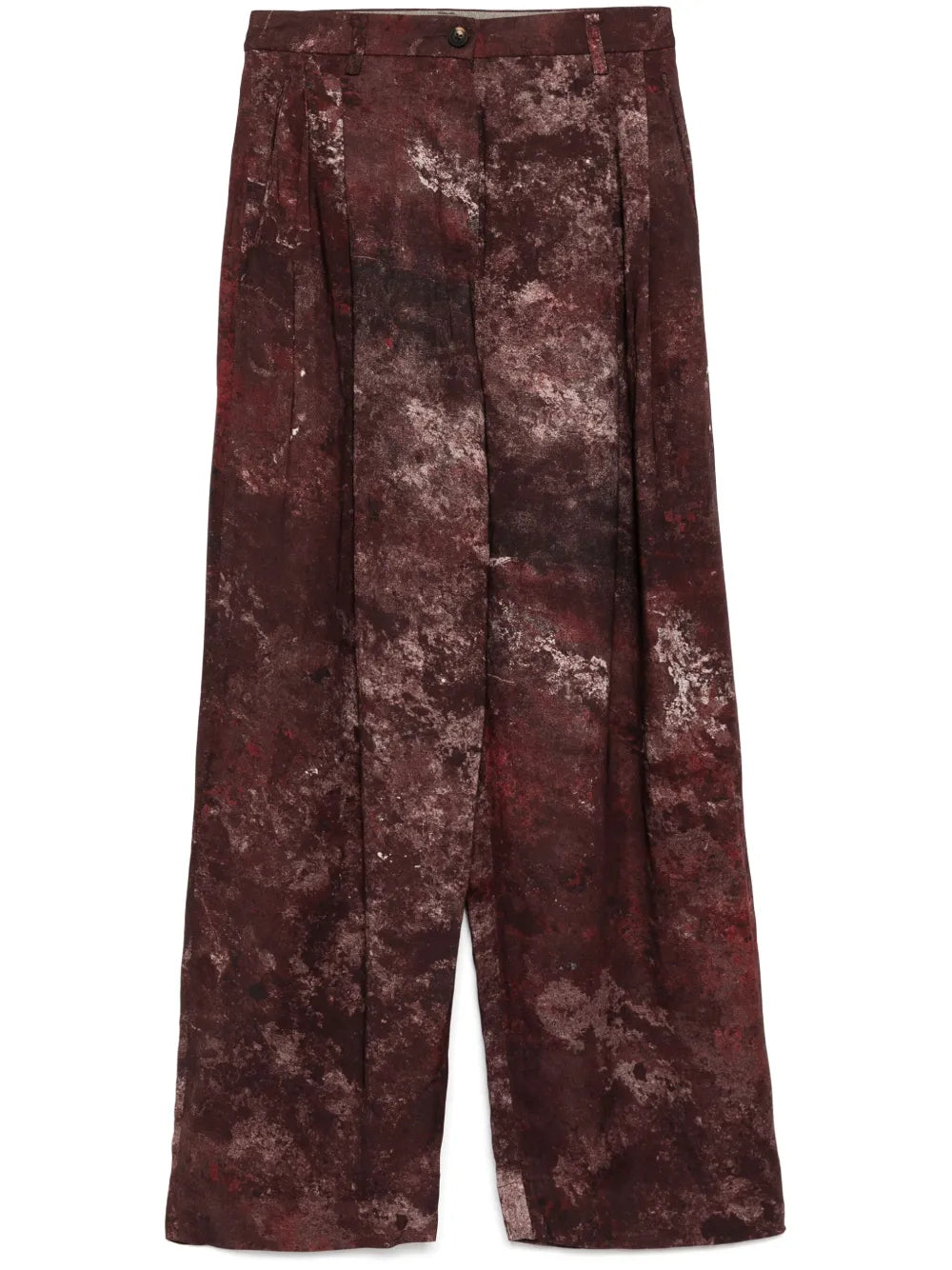 Ziggy Chen graphic-print trousers