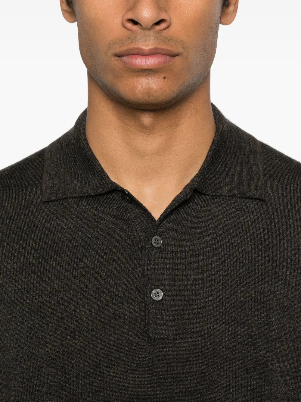 Canali wool polo shirt