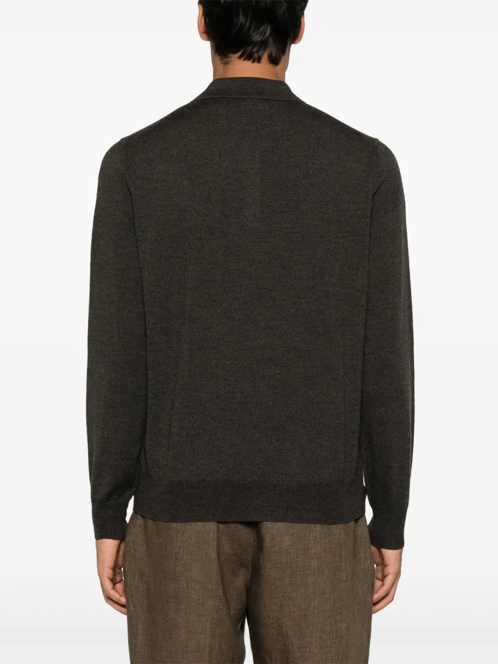 Canali wool polo shirt