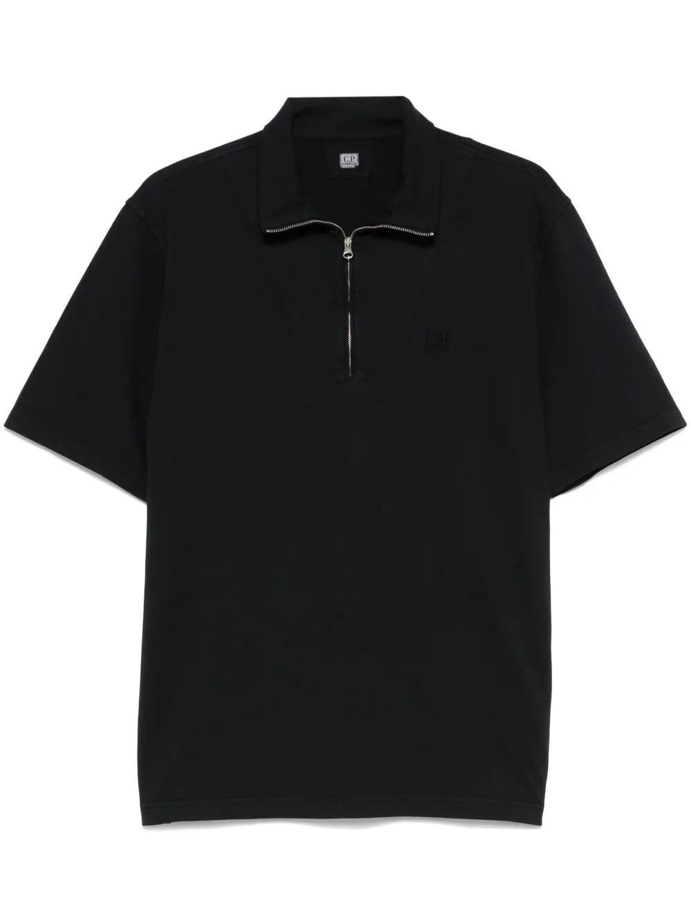 C.P. Company  logo-embroidered polo shirt